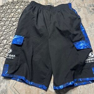 Mossy Oak Black swim shorts